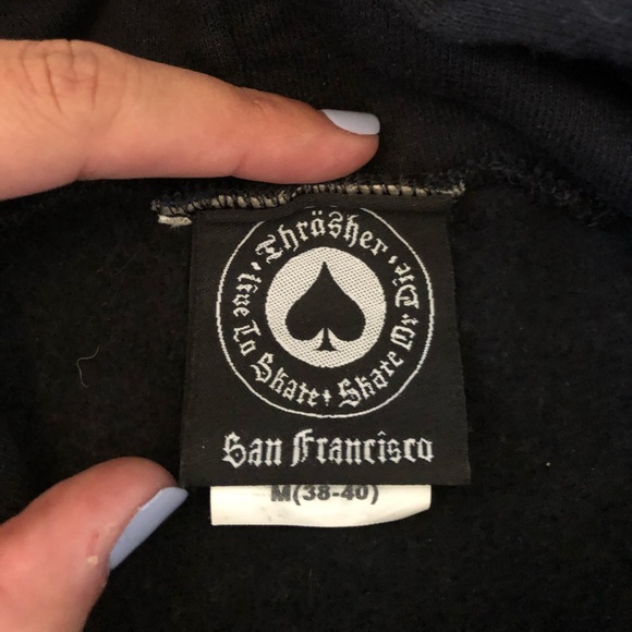Thrasher Flame Hoodie - Picture 2 of 3